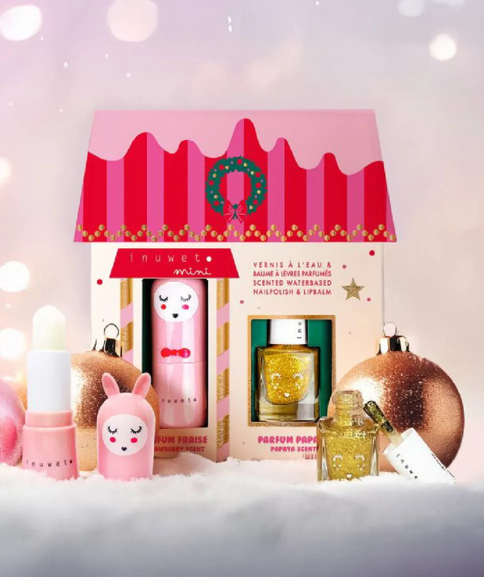 Coffret vernis couleur dorée fille
