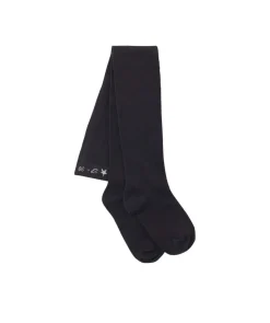 Collants noirs pour fille en tricot