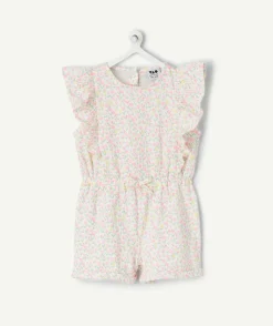 Combinaison bébé fillé imprimé floral