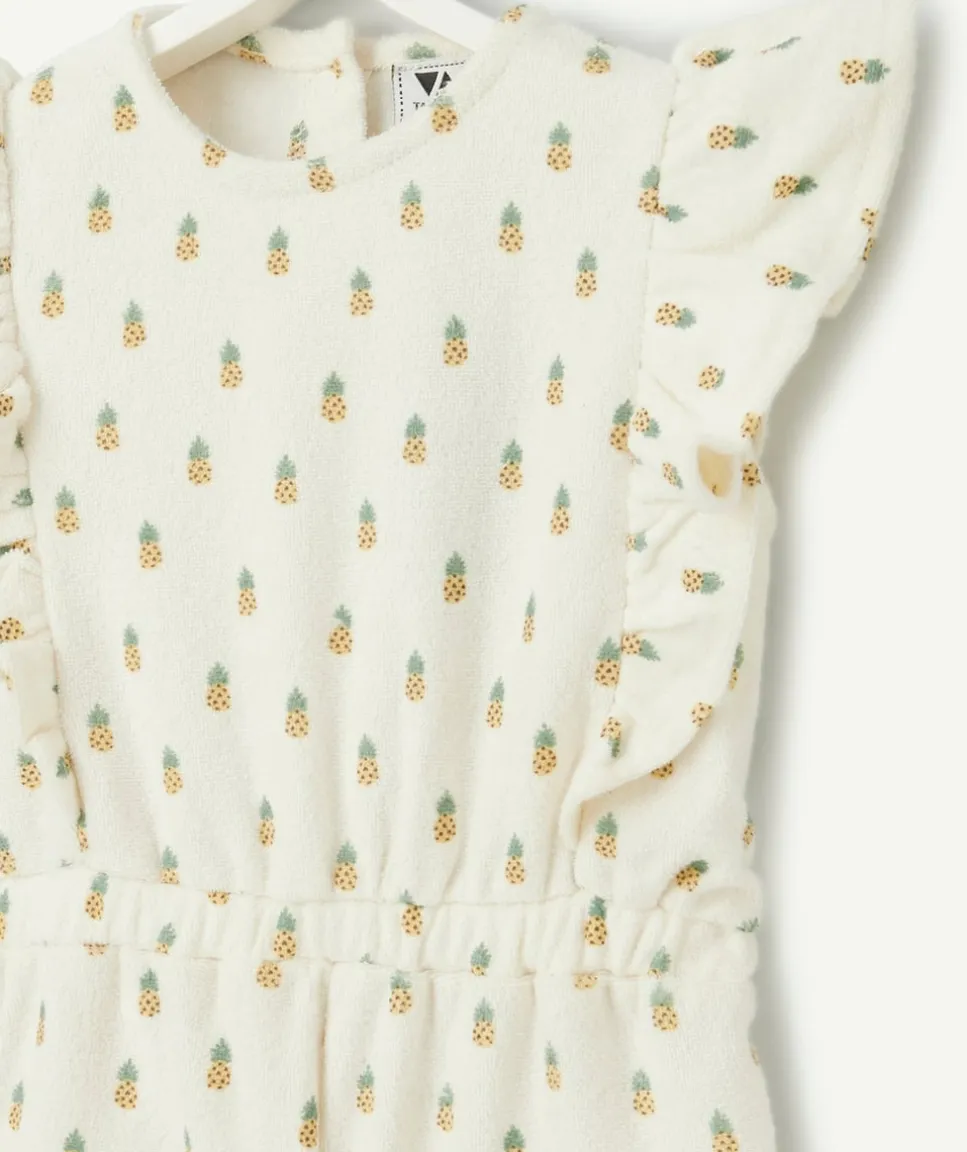Combinaison bébé imprimé ananas
