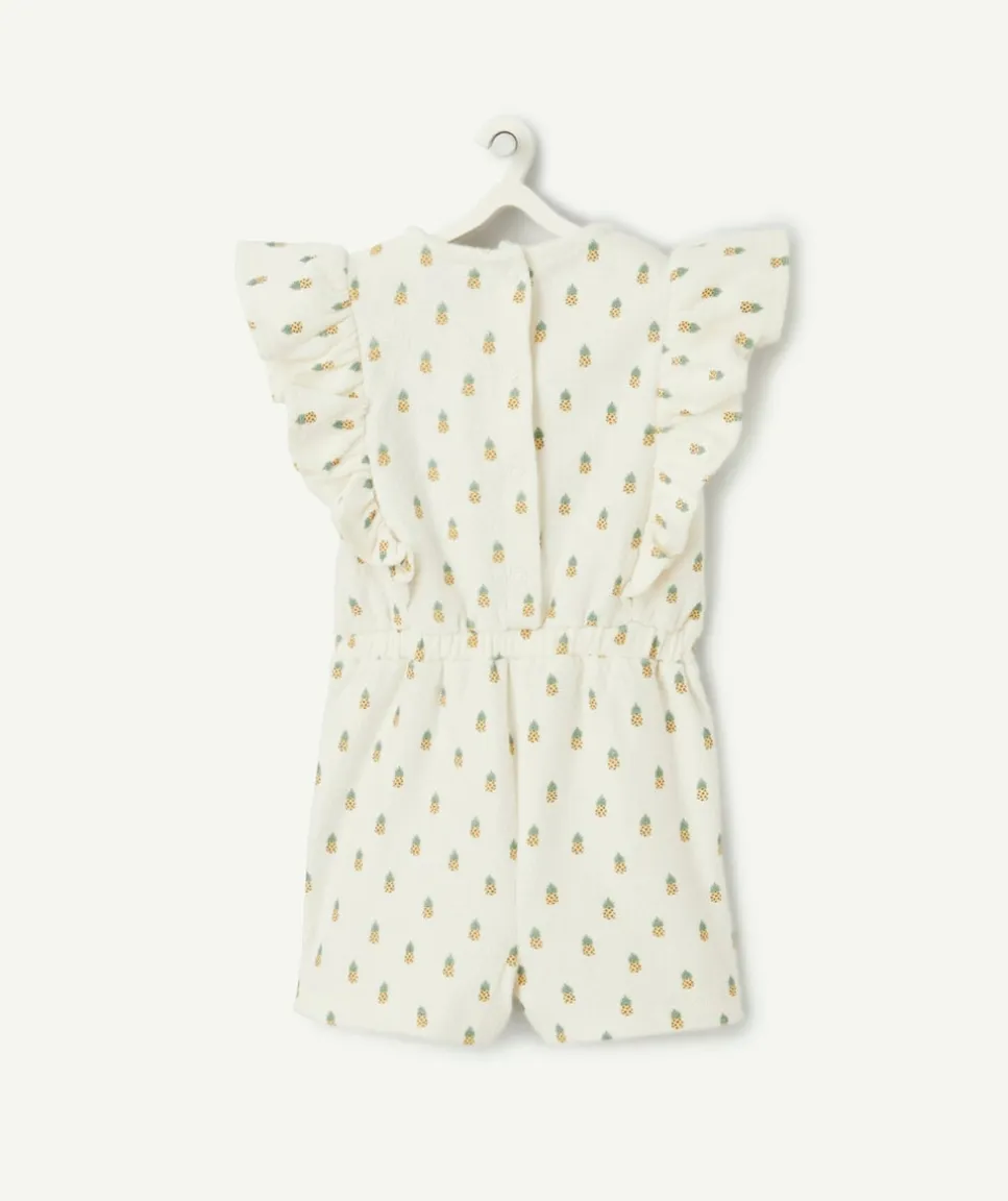 Combinaison bébé imprimé ananas