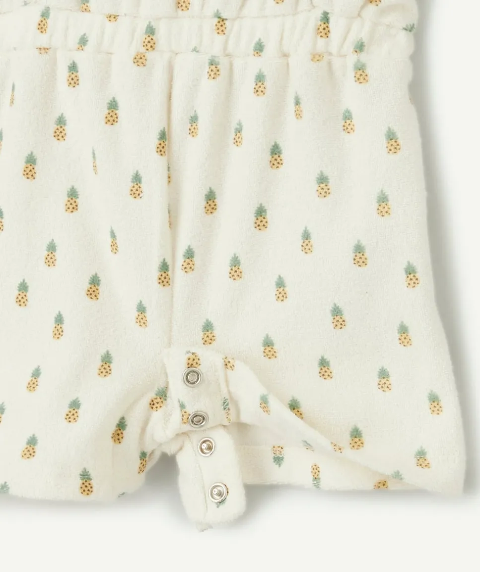 Combinaison bébé imprimé ananas
