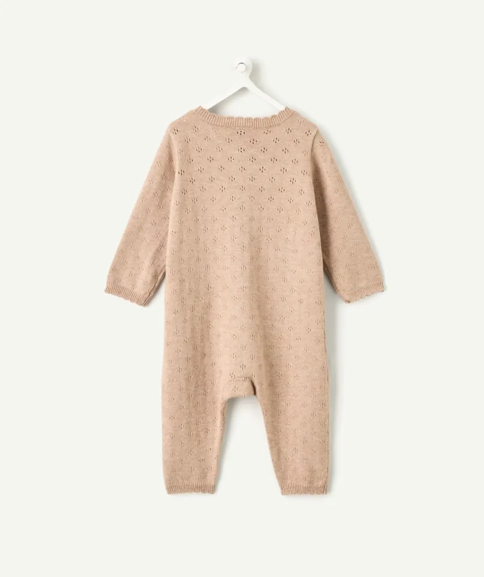 Combinaison fille longue manches longues boutons