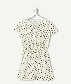 Combinaison fille à pois