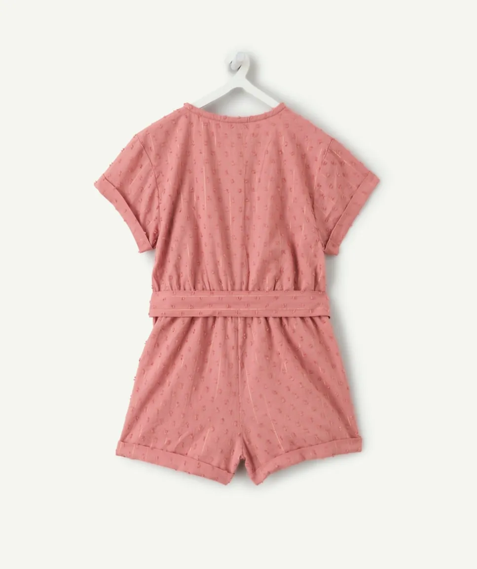 Combishort bébé fille rose