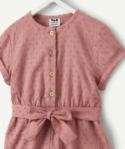 Combishort bébé fille rose