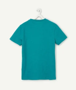 Cosmic vibes - t-shirt vert taureau en coton bio enfant