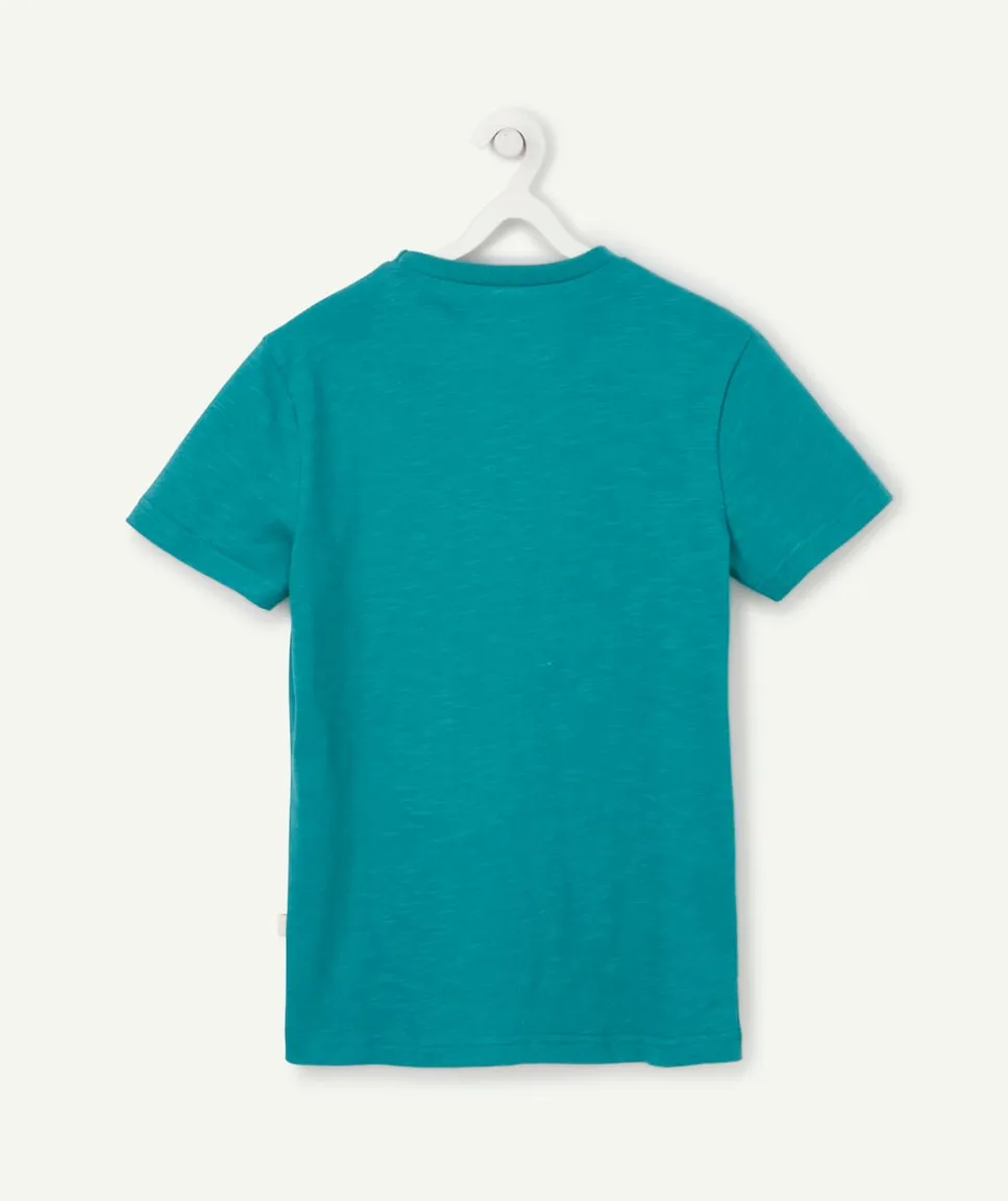 Cosmic vibes - t-shirt vert taureau en coton bio enfant