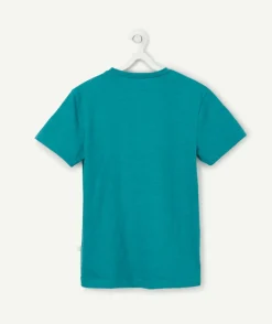 Cosmic vibes - t-shirt vert vierge en coton bio enfant