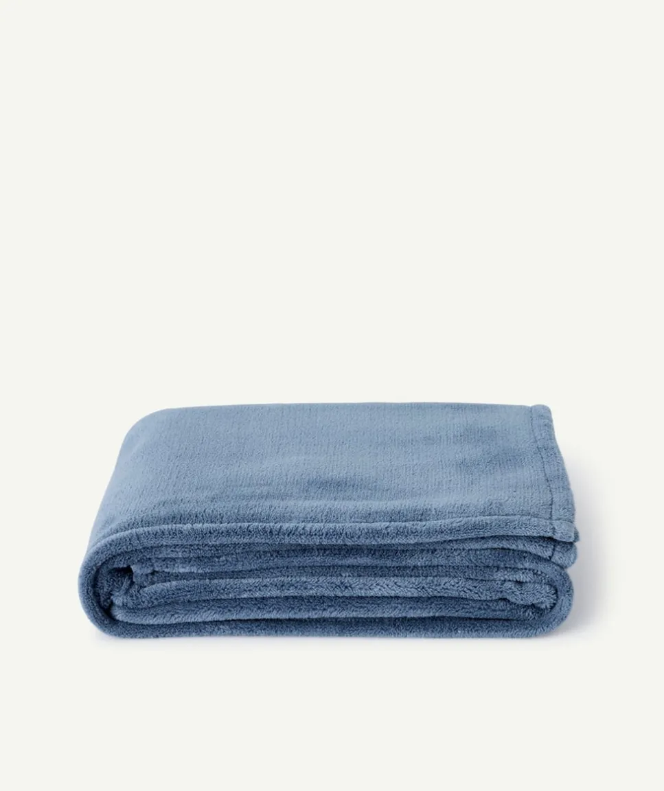 Couverture naissance garçon bleu