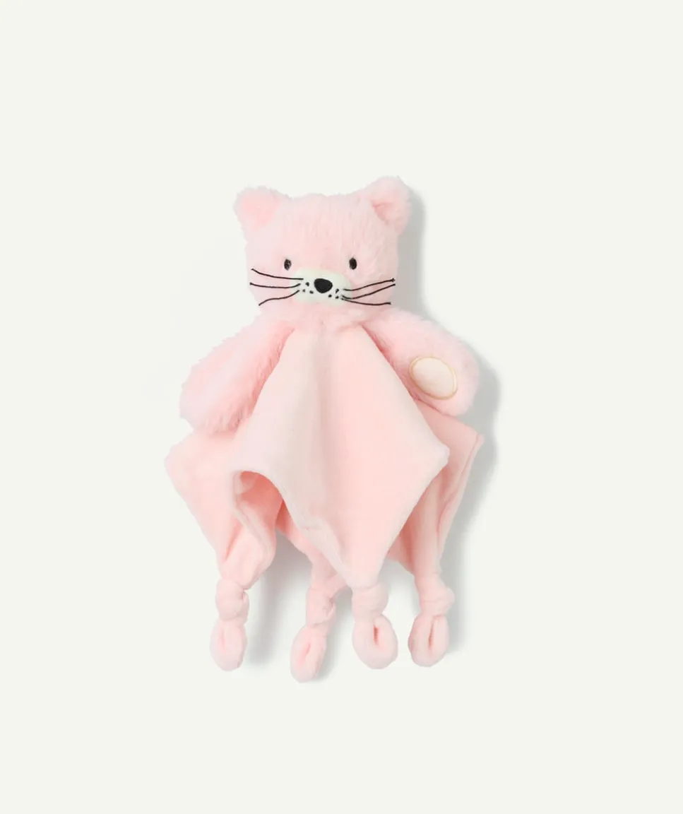 Doudou chat rose