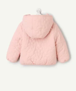 Doudoune bébé fille matelassée rose