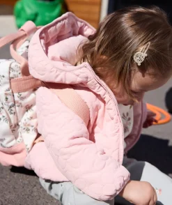 Doudoune bébé fille matelassée rose