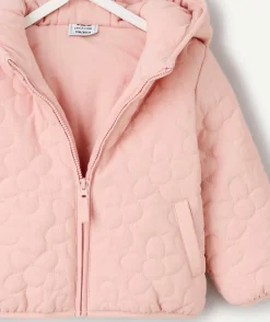 Doudoune bébé fille matelassée rose