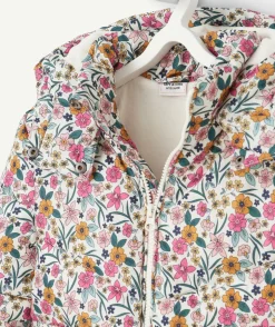 Doudoune fille imprimé floral