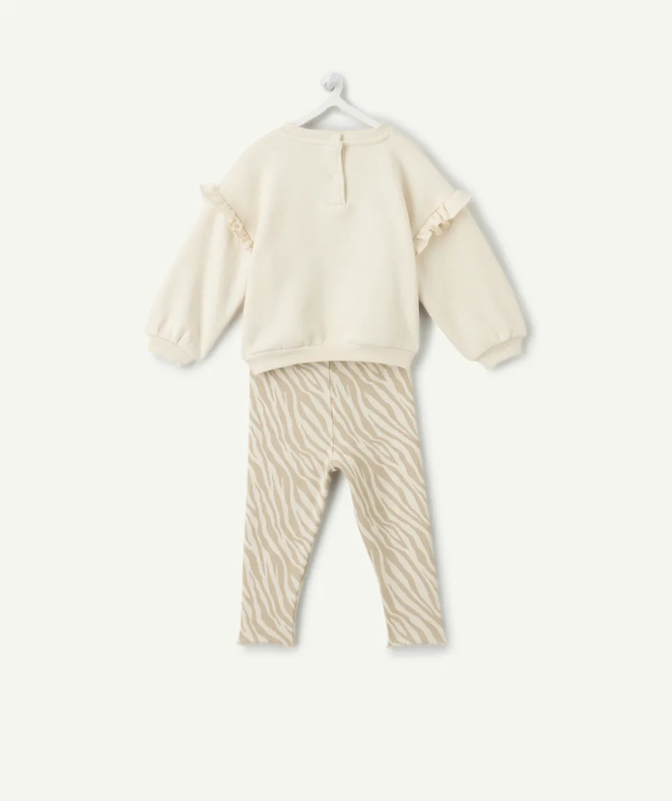 Ensemble bébé fille imprimé zébré
