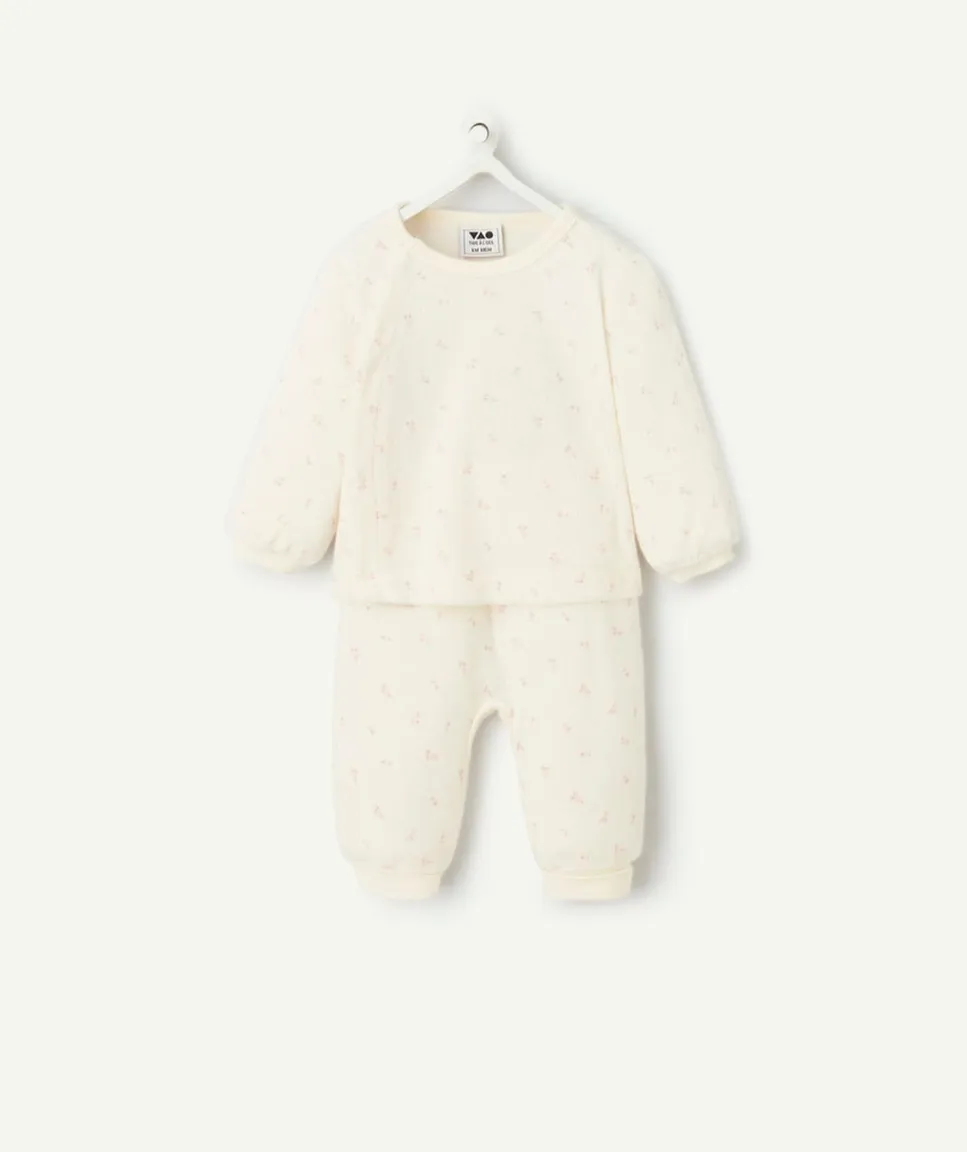 Ensemble écru naissance fille