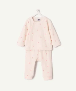 Ensemble naissance fille imprimé fleurs