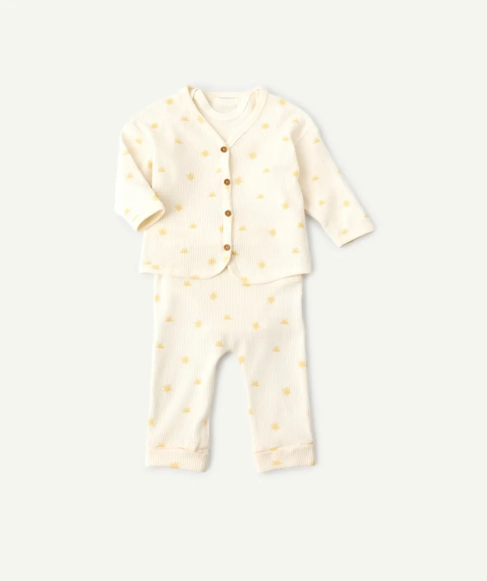 Ensemble naissance garçon imprimé étoile