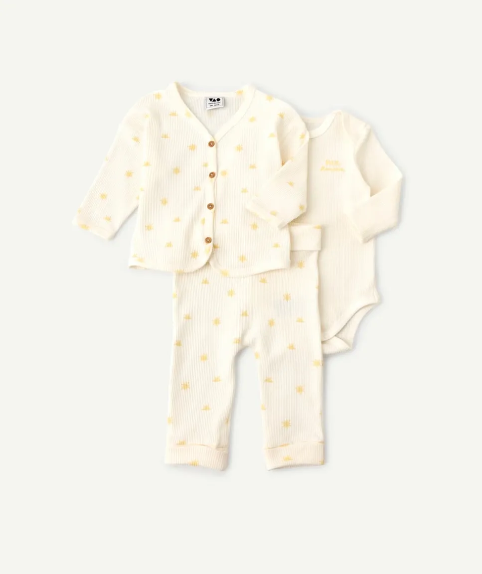 Ensemble naissance garçon imprimé étoile