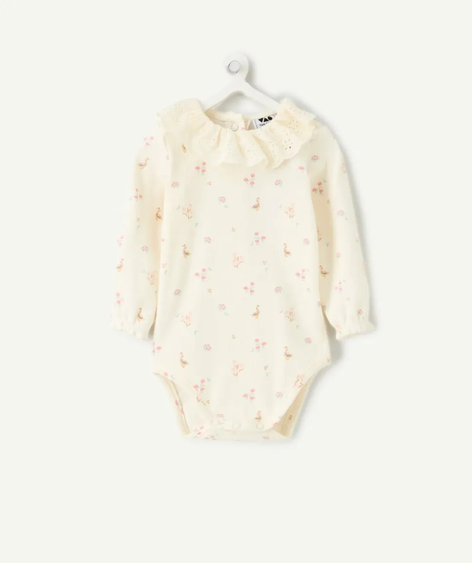 Ensemble salopette naissance fille rose