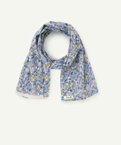Foulard 3 en 1 bébé fille imprimé fleuri et détails en crochet