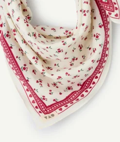 Foulard fille imprimé fleuri