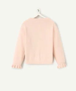 Gilet bébé fille rose pâle