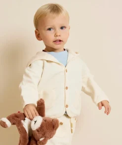 Gilet bébé garçon beige