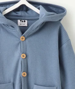 Gilet bébé garçon bleu
