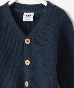Gilet bébé garçon bleu
