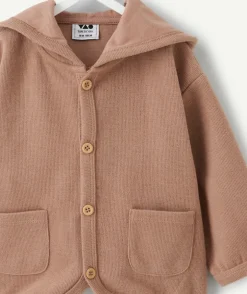 Gilet bébé garçon marron
