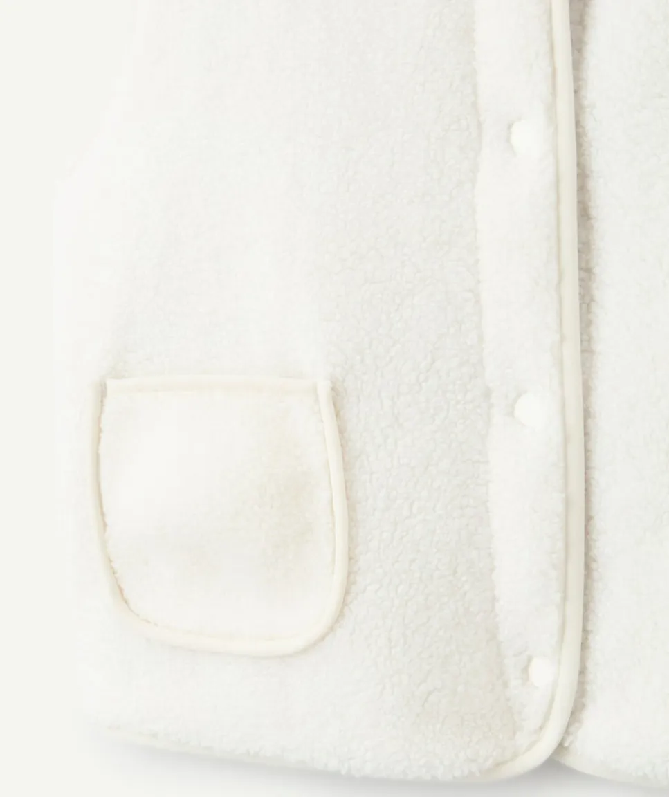 Gilet fille sans manches réversible