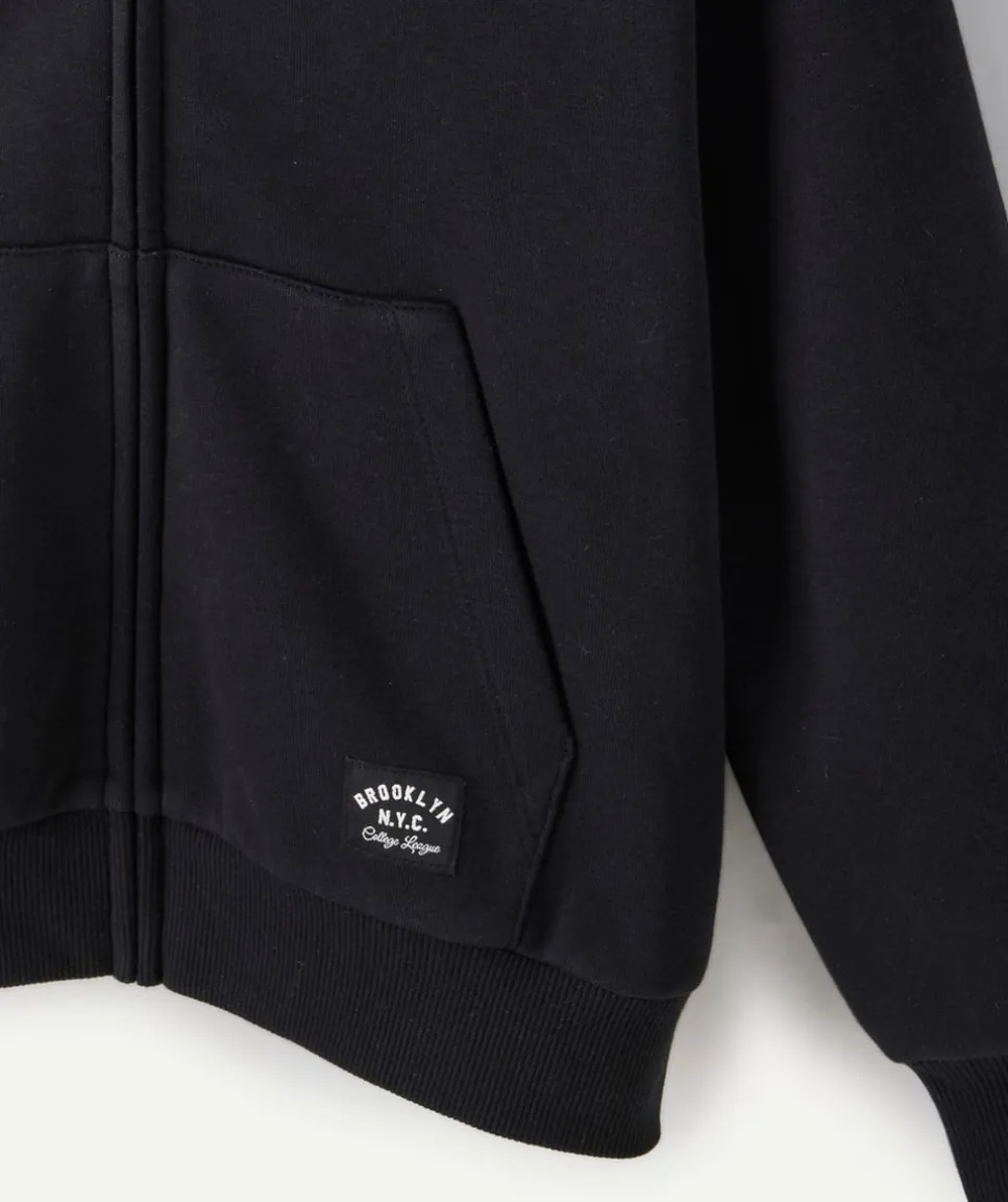Gilet zippé garçon noir
