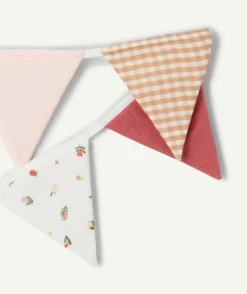 Guirlande de fanions multicolores imprimé coton