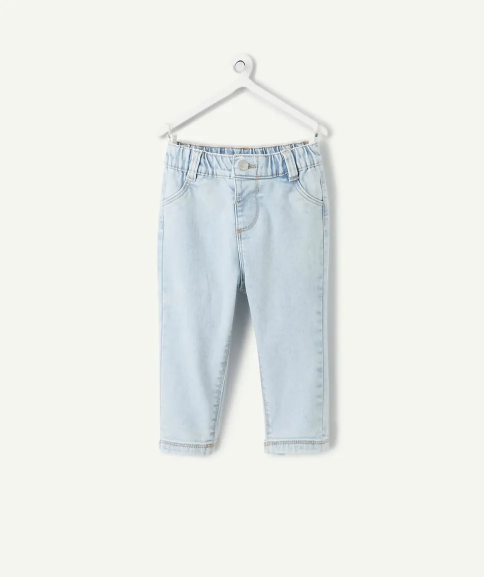 Jean bébé garçon droit bleu clair