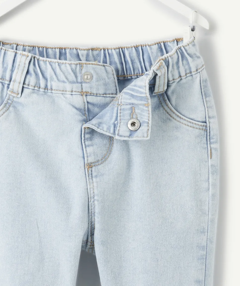 Jean bébé garçon droit bleu clair