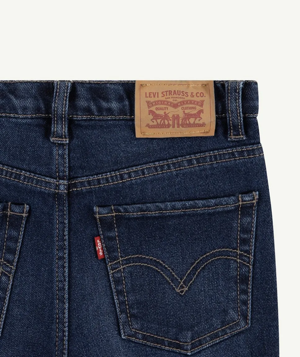 Jean fille 726 high rise flared bleu