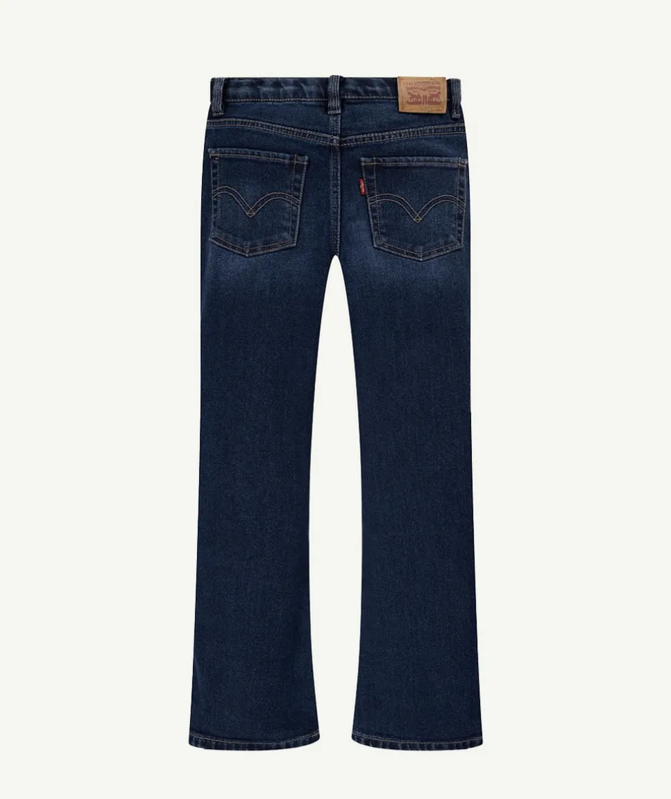 Jean fille 726 high rise flared bleu