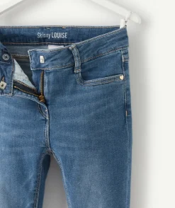 Jean fille skinny bleu