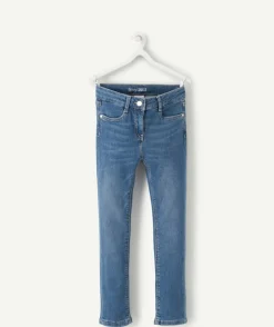 Jean fille skinny bleu