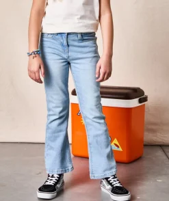 Jean flared en denim lower impact