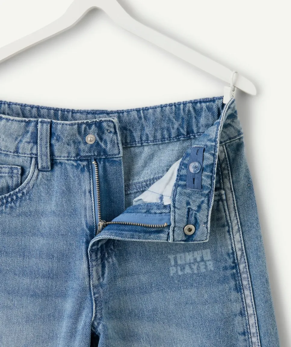 Jean garçon baggy denim bleu