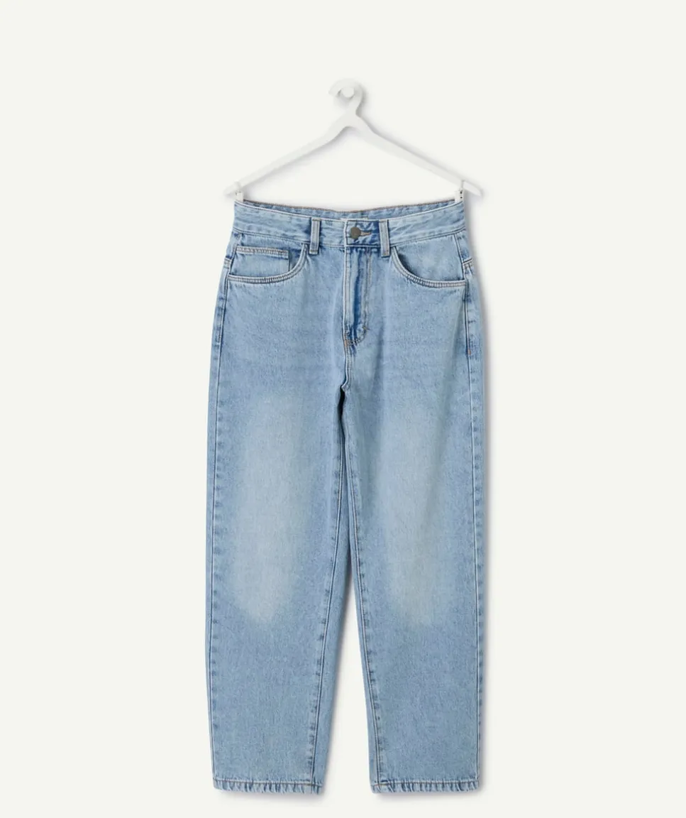 Jean garçon baggy denim clair
