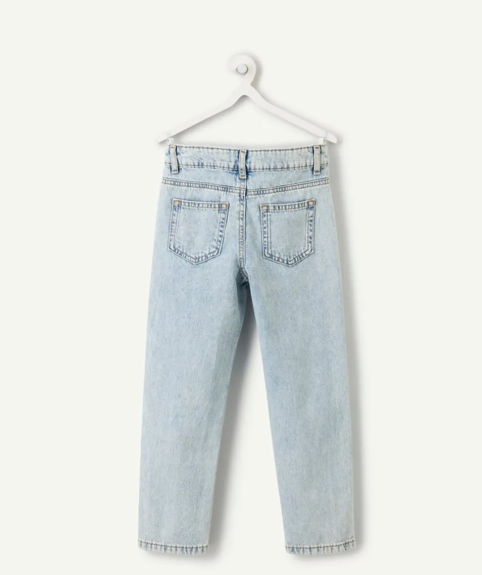 Jean garçon droit denim clair