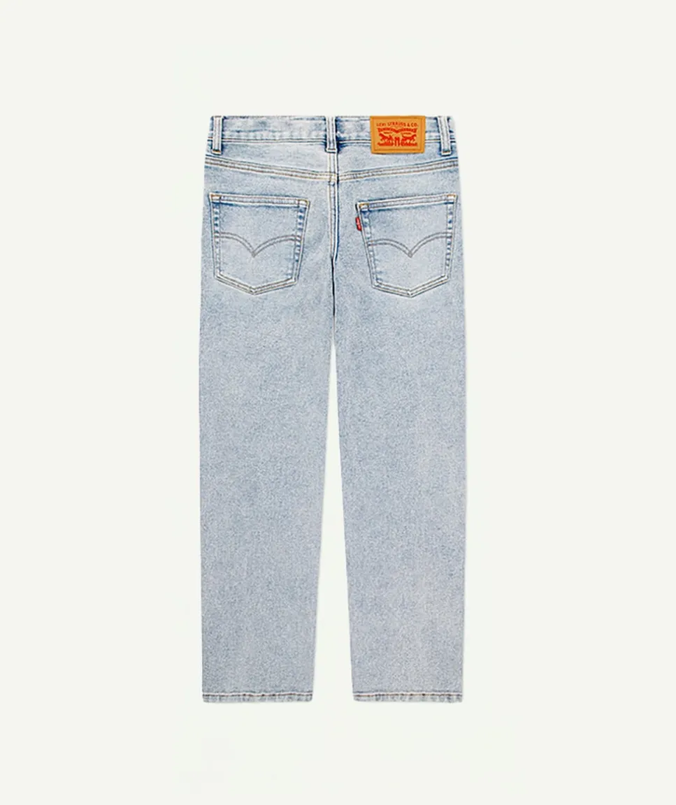 Jean garçon en denim bleu