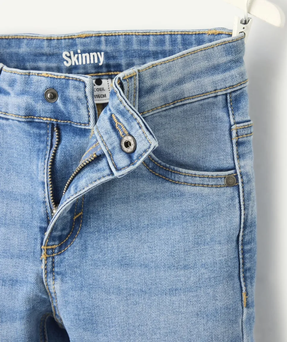 Jean garçon skinny bleu