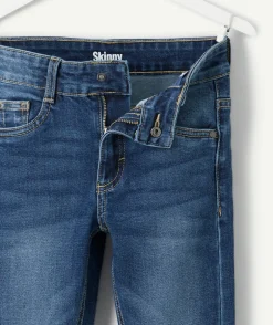 Jean garçon skinny bleu
