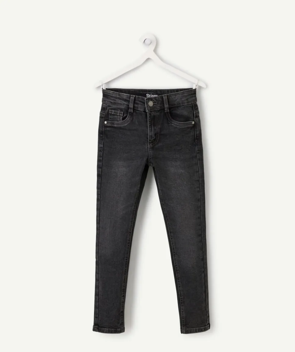 Jean garçon skinny denim noir