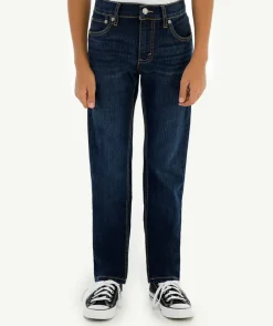 Jean garçon slim denim bleu